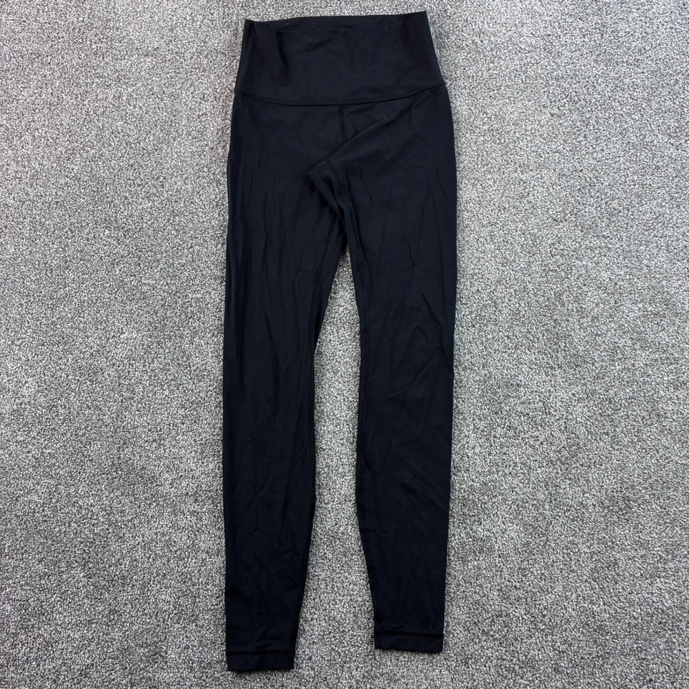 Lululemon Wunder Under Leggings Women's 4 Black Luxtreme High Rise Tight LW5BP4S